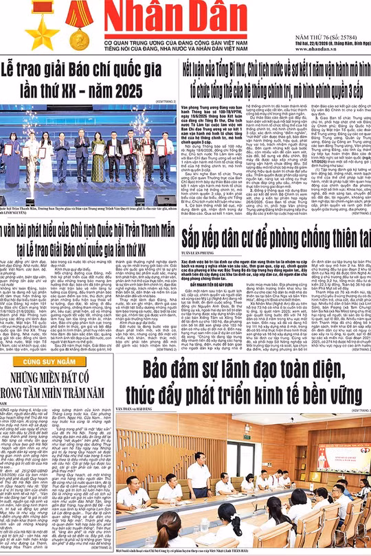 Báo Nhân Dân số 25784