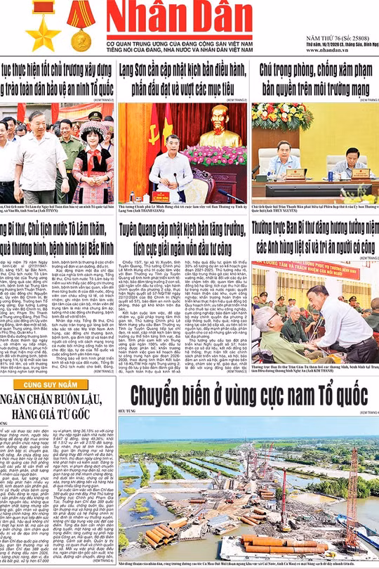 Báo Nhân Dân số 25808