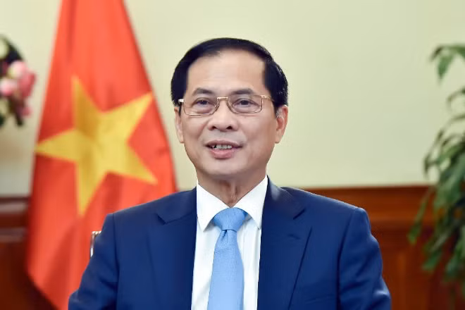 Phó Thủ tướng, Bộ trưởng Ngoại giao Bùi Thanh Sơn. (Ảnh: Bộ Ngoại giao)