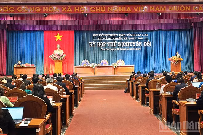 Quang cảnh kỳ họp.