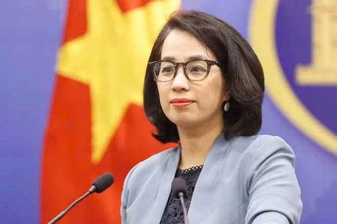 Người phát ngôn Bộ Ngoại giao Phạm Thu Hằng. (Ảnh: Bộ Ngoại giao)