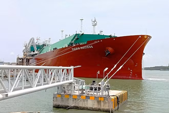 PV GAS đã tiếp nhận tàu PACIFIC SUCCESS với hơn 71.000 tấn LNG nhập khẩu từ Australia.
