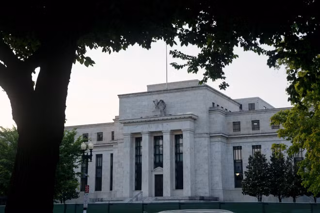 Trụ sở Cục Dự trữ Liên bang Mỹ tại Washington, D.C. (Ảnh: THX/TTXVN)