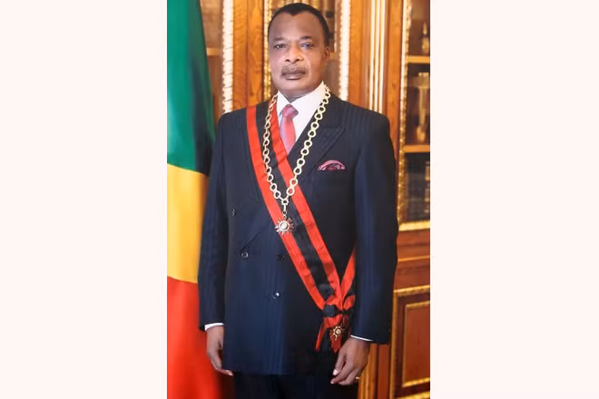 Chân dung ngài Denis Sassou Nguesso, Tổng thống Cộng hòa Congo. (Ảnh: Presidence.cg)