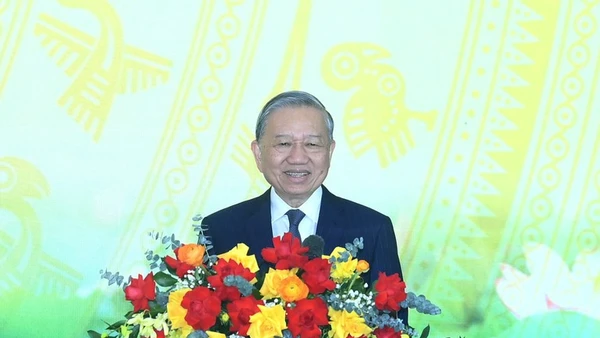 Tổng Bí thư Tô Lâm phát biểu chỉ đạo hội nghị. (Ảnh: ĐĂNG KHOA)