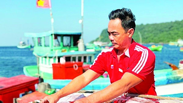 Một ngư dân trên vùng biển Thổ Châu.