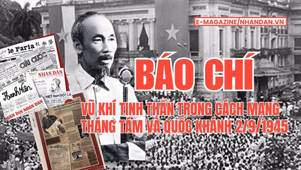 Báo chí - Vũ khí tinh thần trong Cách mạng Tháng Tám và Quốc khánh 2/9/1945