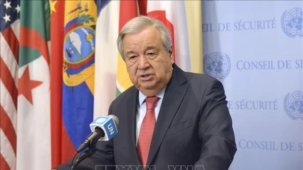 Tổng thư ký Liên hợp quốc (LHQ) Antonio Guterres. (Ảnh: Kyodo/TTXVN)