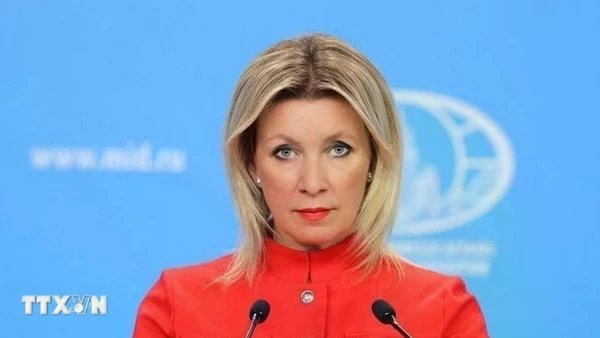 Người phát ngôn Bộ Ngoại giao Nga Maria Zakharova. (Ảnh: IRNA/TTXVN)