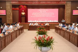 Quang cảnh hội nghị. (Ảnh: Phạm Hùng)