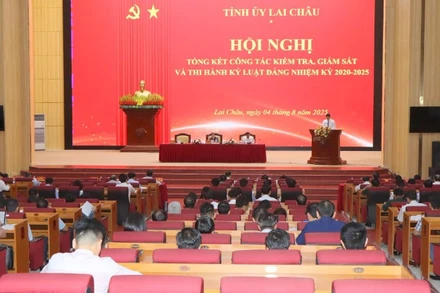 Lai Châu tổng kết công tác kiểm tra, giám sát, thi hành kỷ luật Đảng giai đoạn 2020-2025.
