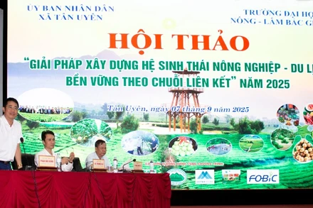 Hội thảo đề xuất nhiều giải pháp giúp Lai Châu xây dựng hệ sinh thái nông nghiệp gắn du lịch xanh và bền vững. 