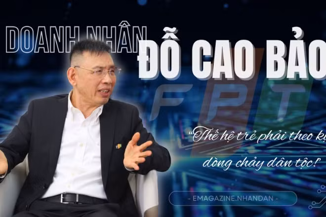 Doanh nhân Đỗ Cao Bảo: "Thế hệ trẻ phải theo kịp dòng chảy dân tộc!"