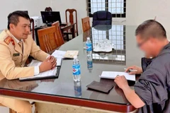 Tài xế Đinh Tiến D. làm việc tại cơ quan công an.