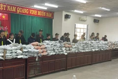 Giai đoạn 1 của chuyên án 128T thu giữ 550 kg cần sa khô.