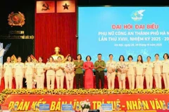 Đại hội Đại biểu Phụ nữ Công an Thành phố Hà Nội lần thứ XVIII, nhiệm kỳ 2025-2030.