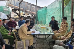 Tổ công tác liên ngành đã lập biên bản đối với các hành vi vi phạm theo chức năng, thẩm quyền.