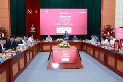 Toàn cảnh họp báo.