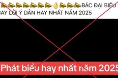 Ảnh chụp màn hình video tạo dựng từ AI có nội dung giả mạo, sai sự thật.