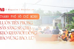 Thành phố Hồ Chí Minh: Luôn tiên phong, sẵn sàng sẻ chia khó khăn với đồng bào vùng bão, lũ 