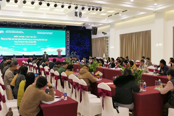 Toàn cảnh lớp tập huấn.