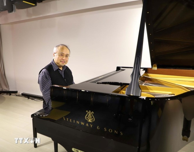 Nghệ sỹ nhân dân Đặng Thái Sơn. (Ảnh: TTXVN)