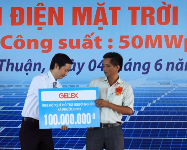 Khởi công Dự án Trang trại điện mặt trời Gelex Ninh Thuận ảnh 1