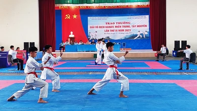 Các vận động viên sổi nổi tranh tài tại giải.