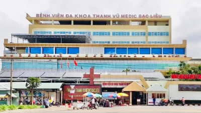 Bệnh viện Đa khoa Thanh Vũ Bạc Liêu, nơi xảy ra vụ việc.