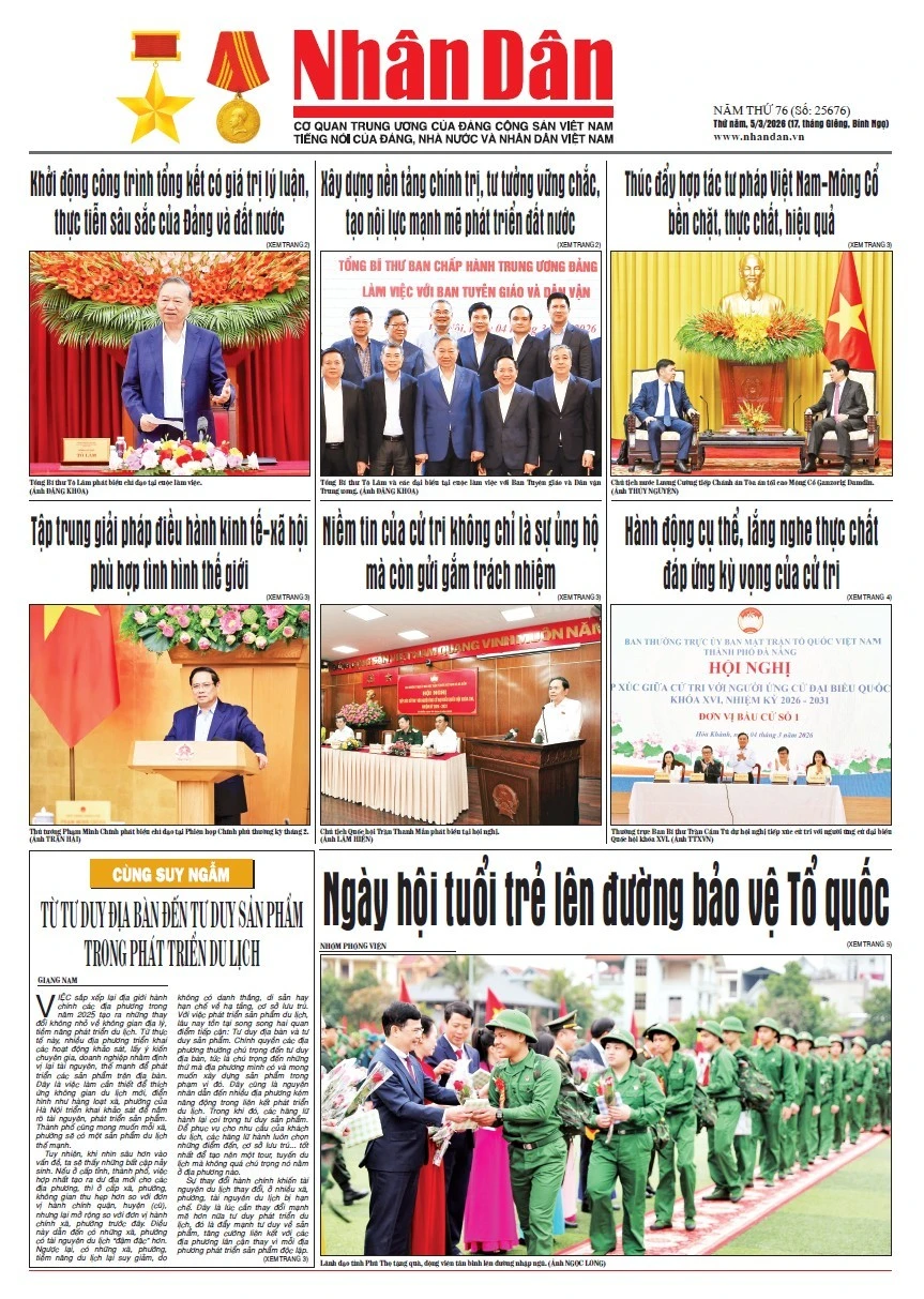 Báo Nhân Dân Số 25676: Tin Tức Chính Trị, Kinh Tế, Xã Hội Nổi Bật