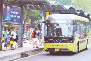 Xe buýt điện của Xí nghiệp 10-10, Tổng công ty Vận tải Hà Nội.