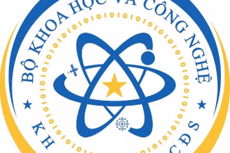 Hình ảnh logo mới của Bộ Khoa học và Công nghệ. (Ảnh: MAI HÀ)