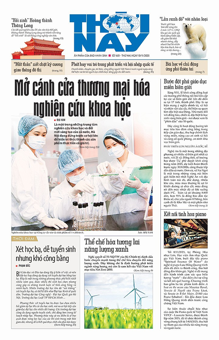 Đón đọc Thời Nay số 1651, phát hành thứ hai, ngày 10/11