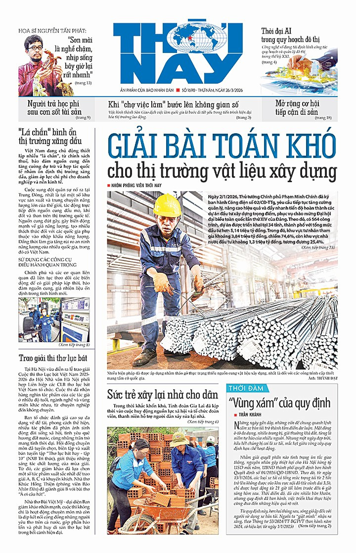 Đón đọc Thời Nay số 1690, phát hành thứ năm, ngày 26/3