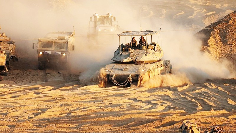 Lực lượng Phòng vệ Israel rút quân khỏi Gaza. Ảnh: AFP