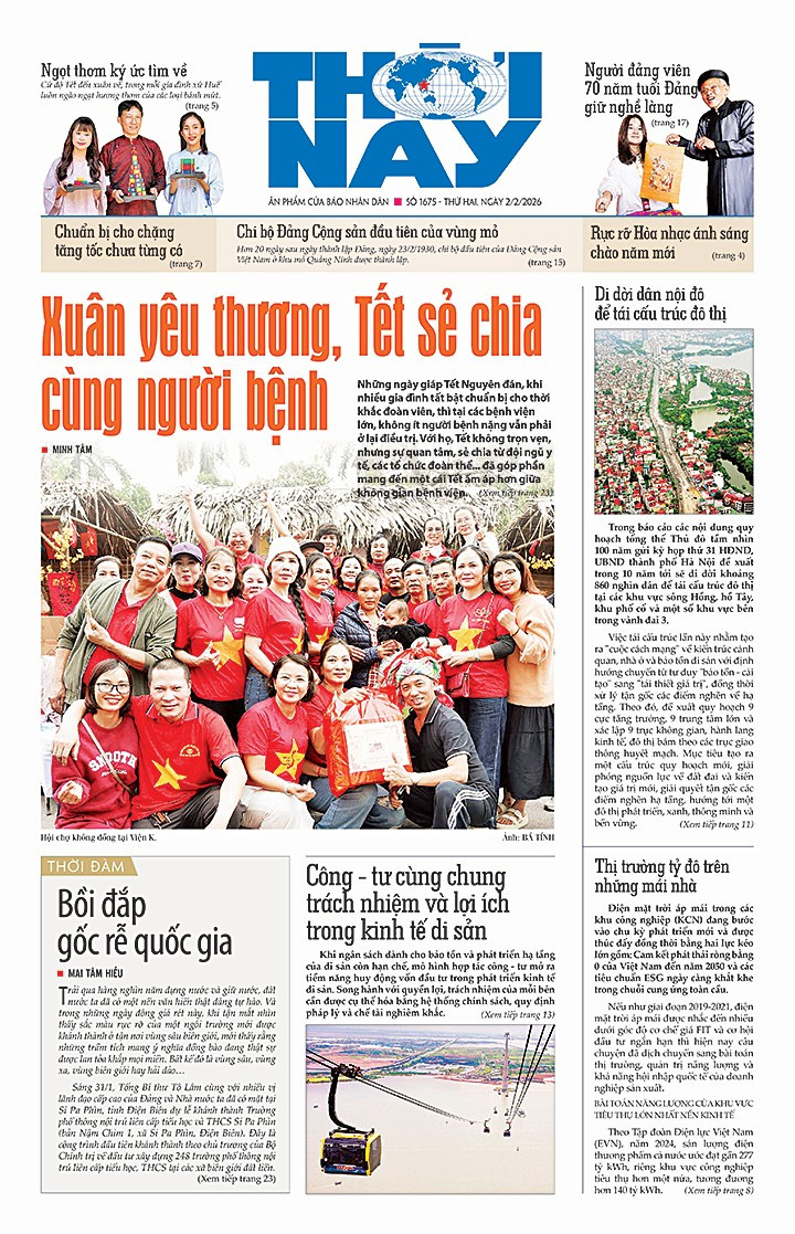 Đón đọc Thời Nay số 1675, phát hành thứ hai, ngày 2/2