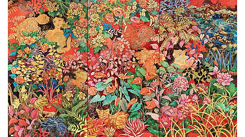 Điểm nhấn kỷ niệm và chờ xuân