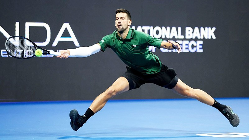Novak Djokovic vẫn giữ được đẳng cấp cao bất chấp gánh nặng tuổi tác.