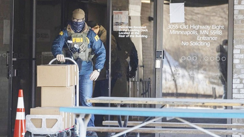 FBI thu thập tài liệu về mạng lưới 764 trong một cuộc điều tra. Ảnh: AFP