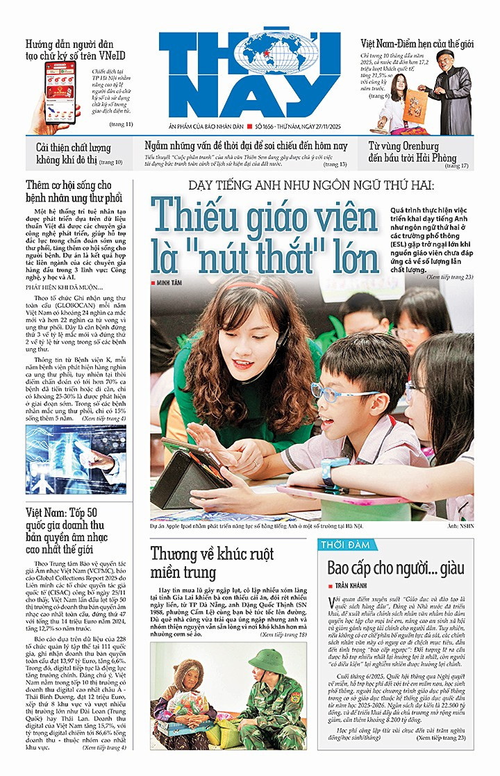 Đón đọc Thời Nay số 1656, phát hành thứ năm, ngày 27/11