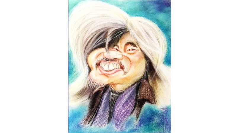 Dịch giả Đoàn Tử Huyến. Hí họa của Nhâm Văn Hán