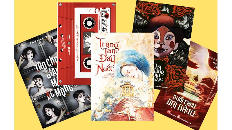 Một số tựa sách văn học trẻ bán chạy trong 3 năm qua.