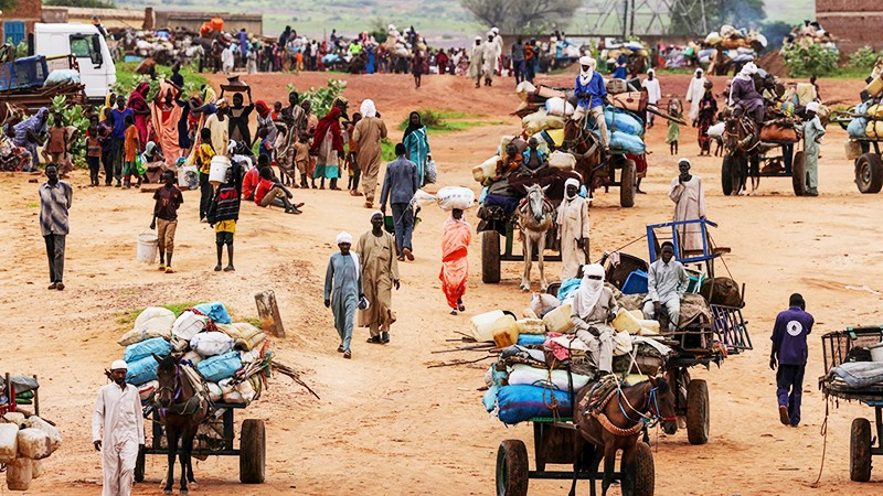 Sudan đang đối mặt khủng hoảng an ninh và đói nghèo. Ảnh: GETTY IMAGES