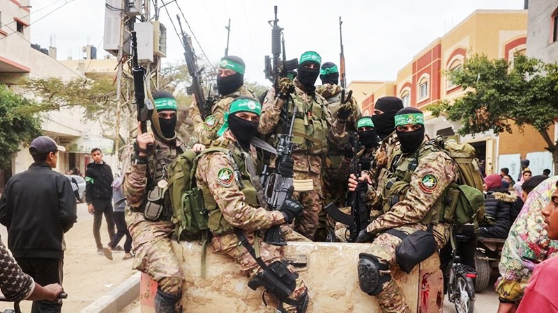 Lực lượng Hamas tại Dải Gaza. Ảnh: GETTYIMAGES
