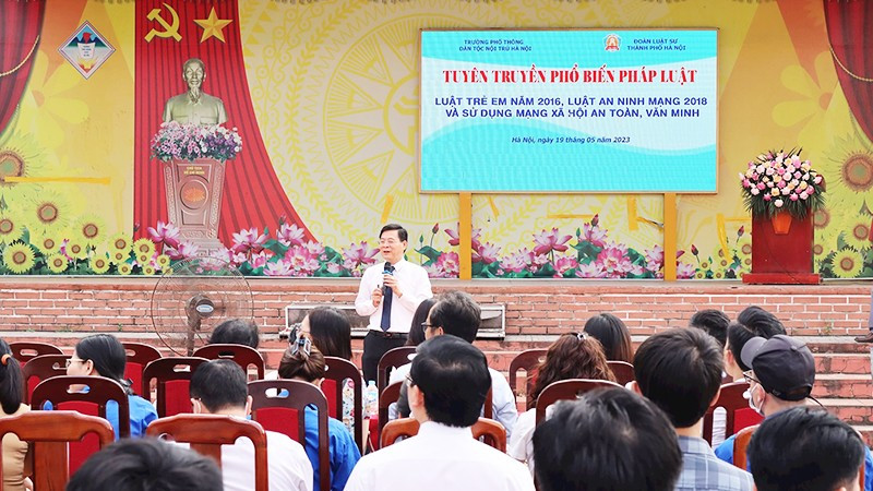 Hoạt động tuyên truyền phổ biến pháp luật tại Hà Nội.