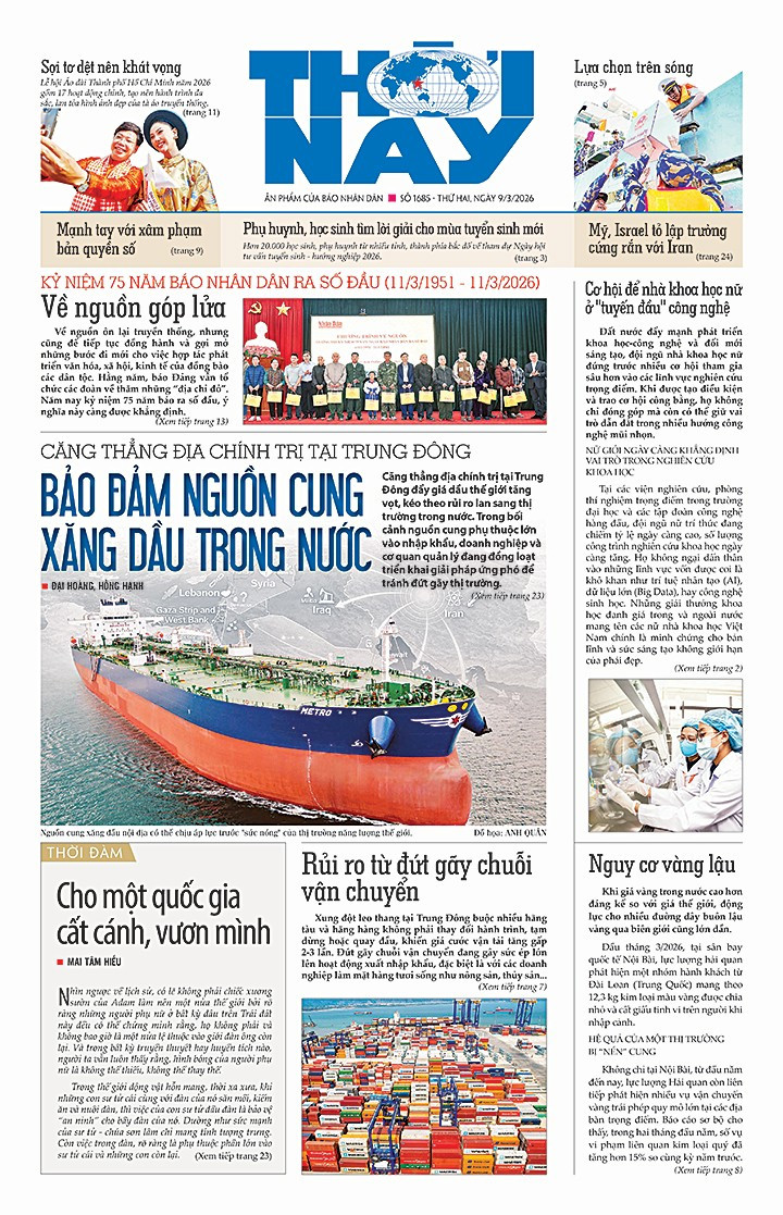 Đón đọc Thời Nay số 1685, phát hành thứ hai, ngày 9/3