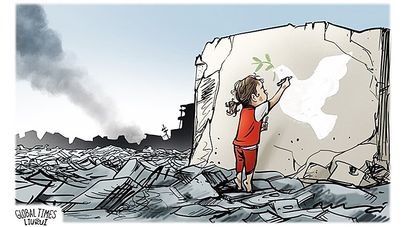 Biếm họa: LIU RUI