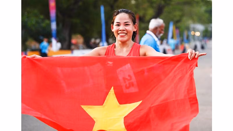 Vận động viên Nguyễn Thị Thanh Phúc.