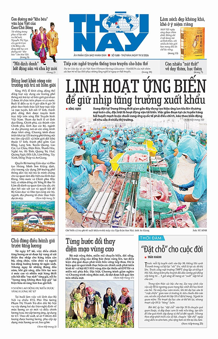 Đón đọc Thời Nay số 1688, phát hành thứ năm, ngày 19/3