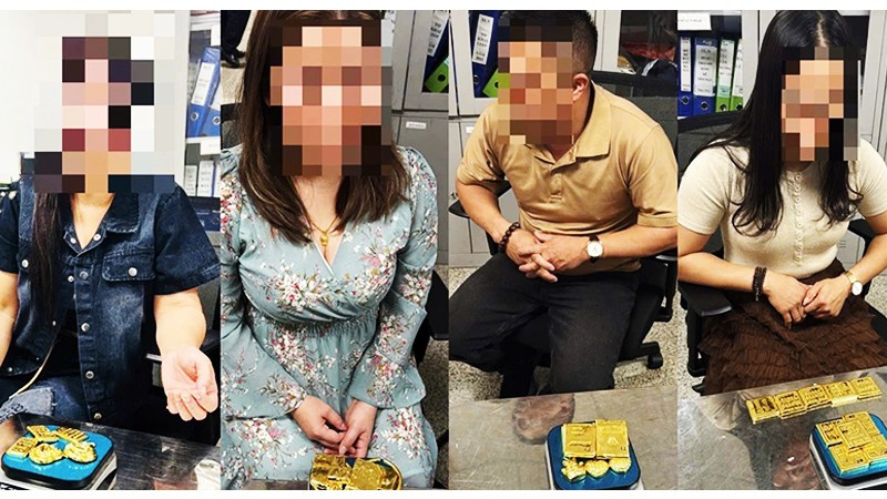 Các đối tượng bị cơ quan chức năng bắt giữ. Nguồn: VIETNAMNET.VN